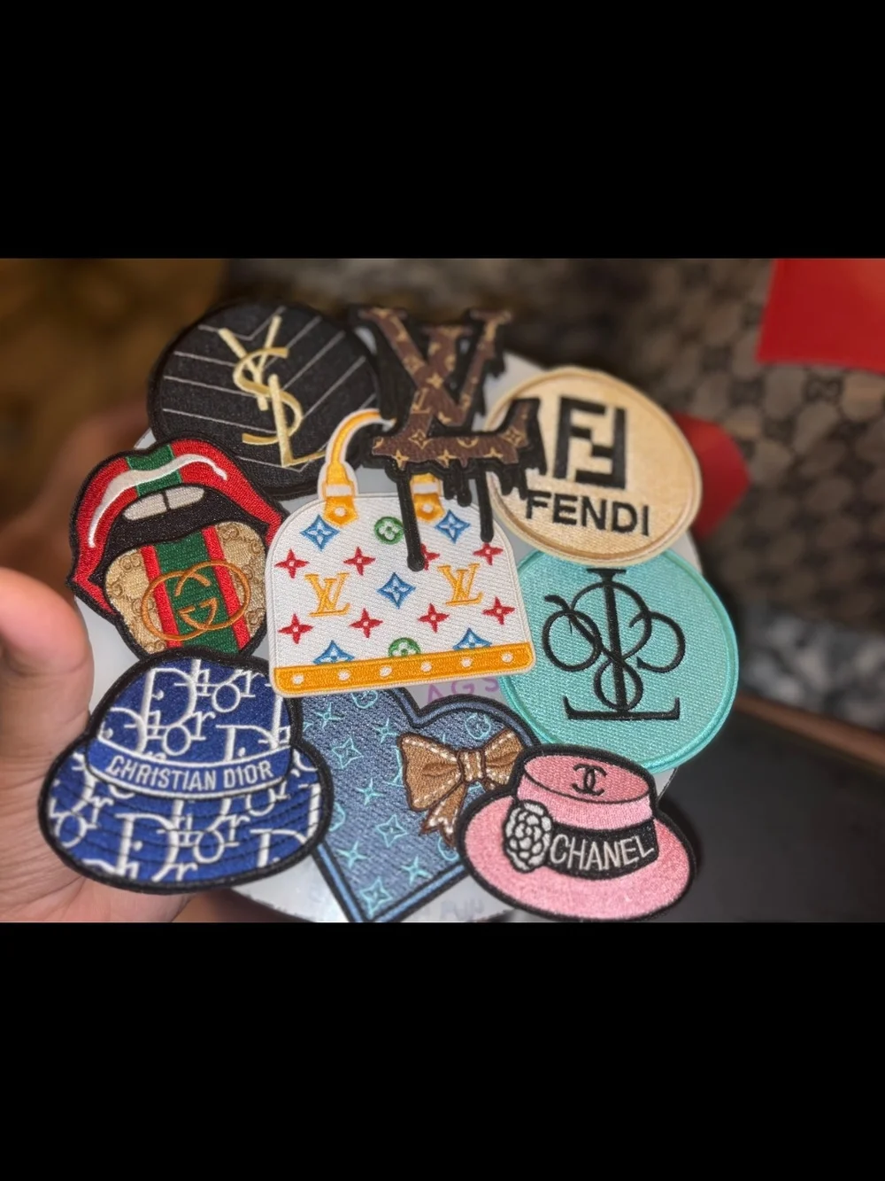Multicolor Designer-Inspired Fashion Iron On Patches $10 A Piece !